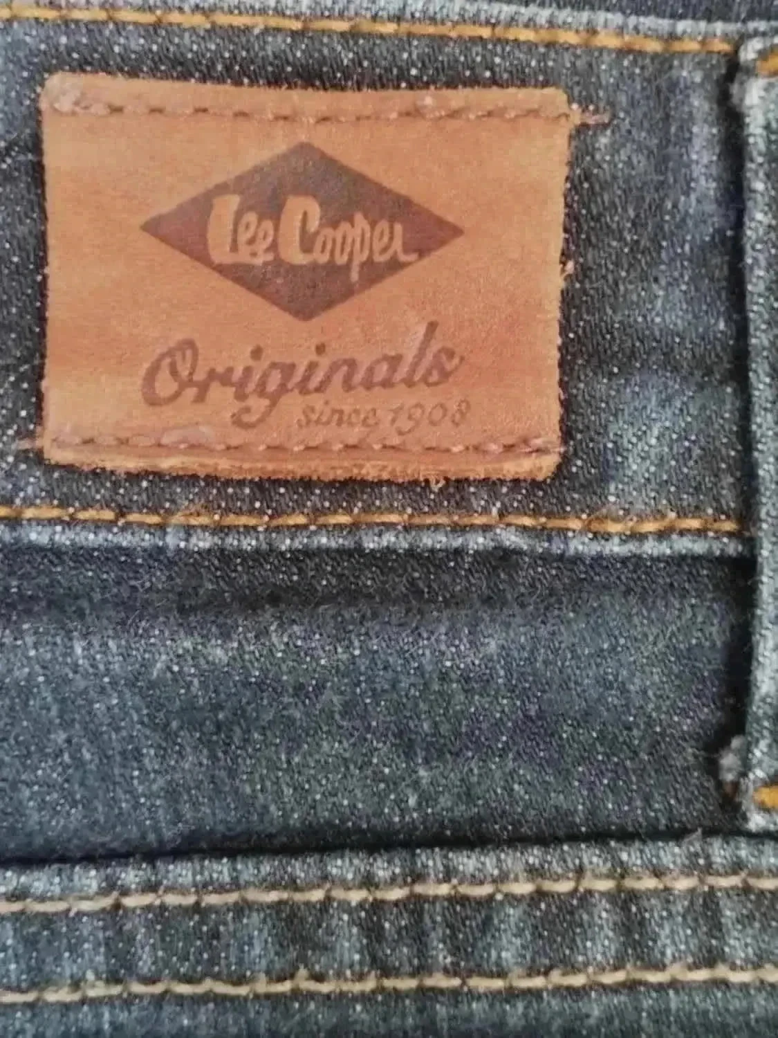 Jean Lee Cooper corte reto - cintura baixa média - stretch - azul marinho – photo 12